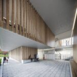 Espacio de transición y espera entre el exterior y el Servicio de Salud Mental.